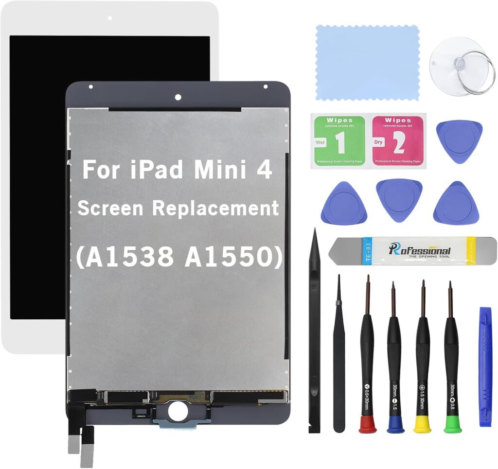 Home Button Replacement For IPad Mini 4, Air 2 & Pro 12.9” 1st Gen – Includes Flex Cable & Gasket (No Touch ID)